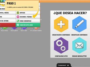 6) Cargar im&aacute;genes en secciones